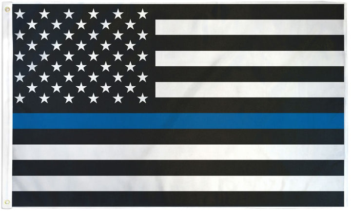 Thin Blue Line 3'x5' Flag
