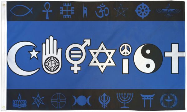 Coexist 3'x5' Flag