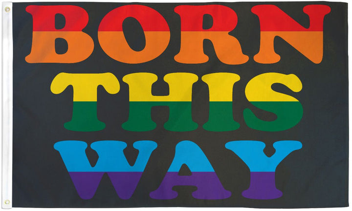 Born This Way 3'x5' Flag
