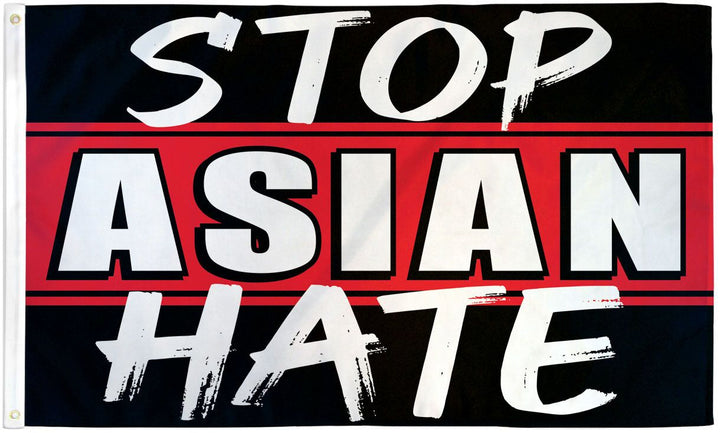 Stop Asian Hate 3'x5' Flag