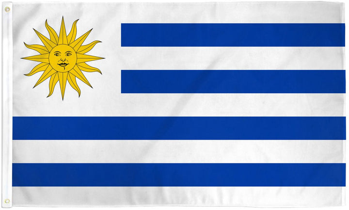 Uruguay 3'x5' Flag